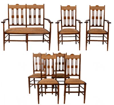 Edwardian Suite of Chairs at Dolan's Art Auction House