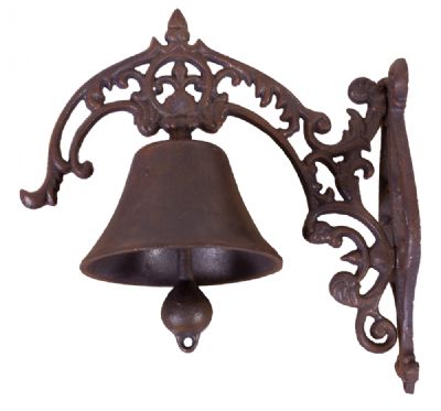 Cast Iron Hanging Door Bell at Dolan's Art Auction House