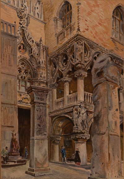 Victorian Print of Venice at Dolan's Art Auction House