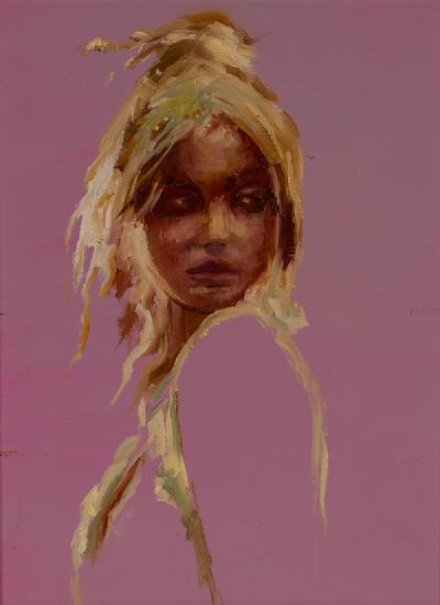 A FLEETING GLANCE by Susan Cronin  at Dolan's Art Auction House