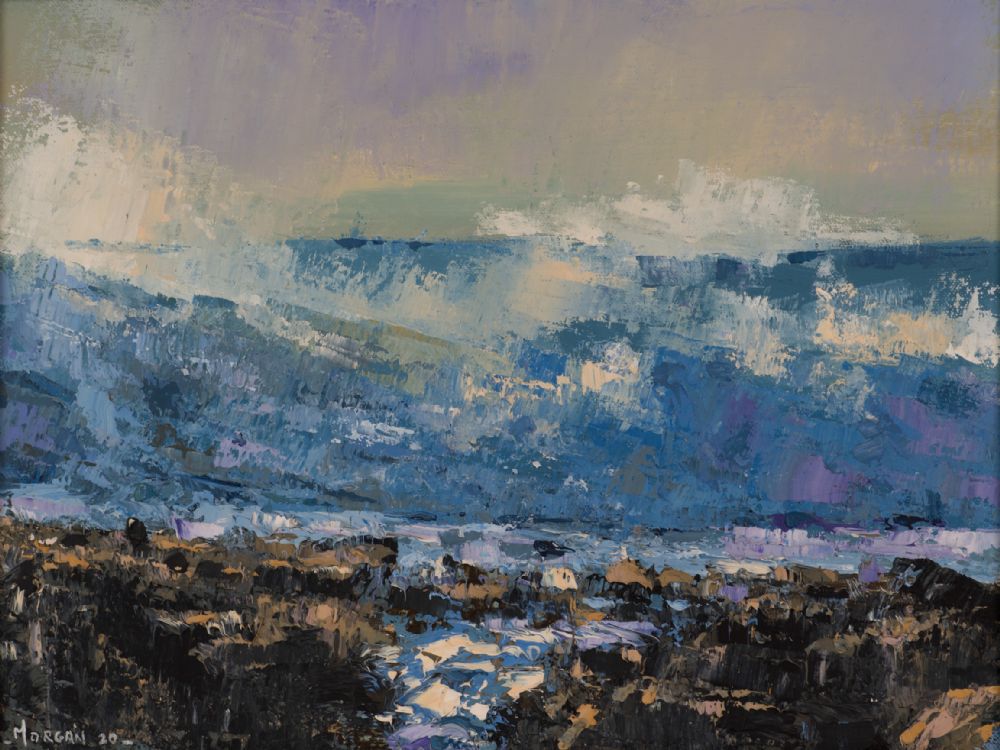 BREAKING WAVE by Henry Morgan  at Dolan's Art Auction House