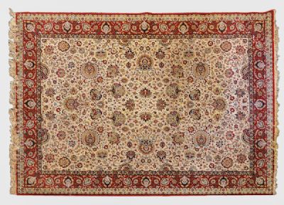 Floral Patterned Rug at Dolan's Art Auction House