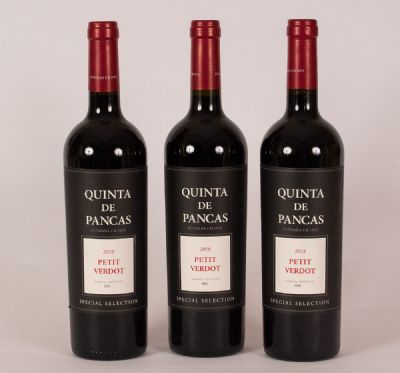 3 Bottles, Quinta De Pancas Petit Verdot Red Wine 2018 at Dolan's Art Auction House