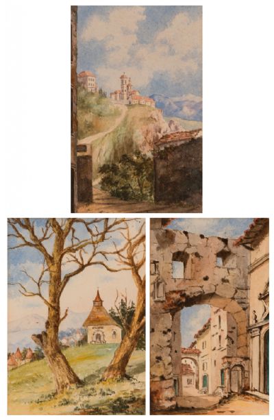 19th Century 'Grand Tour' Watercolours at Dolan's Art Auction House