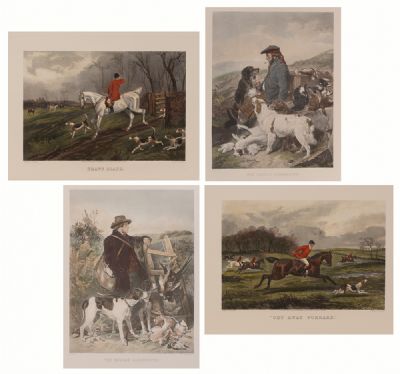 Four Hand-Coloured Engravings at Dolan's Art Auction House