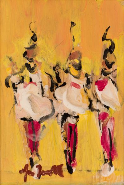 DANCERS by Marie Carroll  at Dolan's Art Auction House