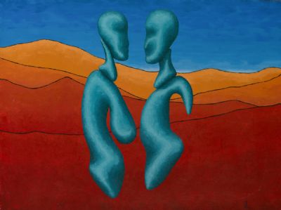 LOVERS by James Quinn  at Dolan's Art Auction House