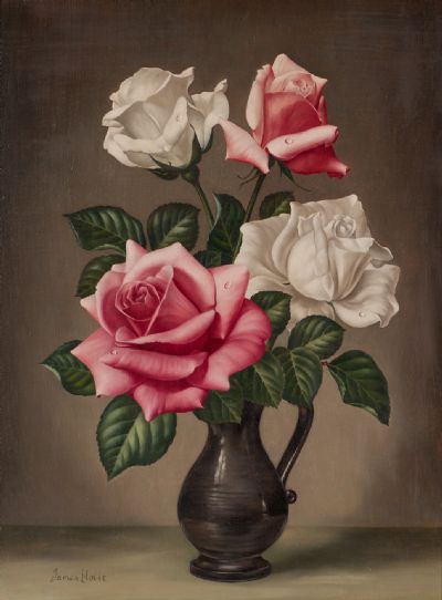 LAST ROSES OF SUMMER by James Noble  at Dolan's Art Auction House